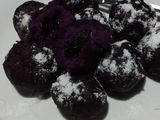 Bola bola salju ubi ungu