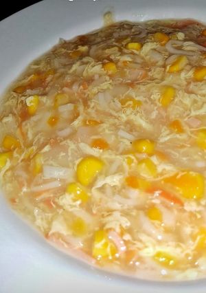 Foto resep Sup Jagung Kepiting
