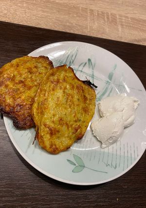 Sajtos tócsni sütőben sütve recept fotója