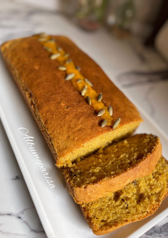 عکسی از دستور کیک کدو حلوایی