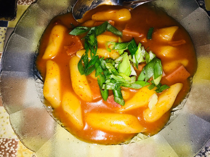 Resep Toppoki tanpa saos gochujang ala homemade yang Sempurna