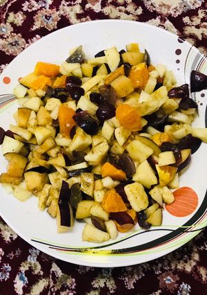 A picture of Fruit chaat # Ramzan special.