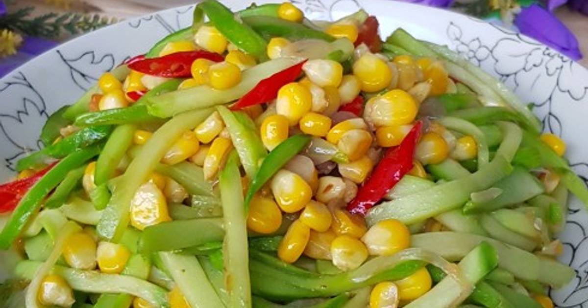 Resep Tumis Jagung Labu Siam oleh utamifiqih - Cookpad