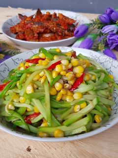 Foto resep Tumis Jagung Labu Siam