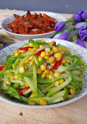 Foto resep Tumis Jagung Labu Siam