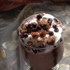 A picture of Chocolate milk shake.