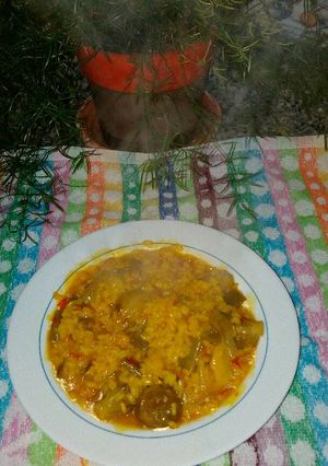 Una foto de Arroz con verduritas