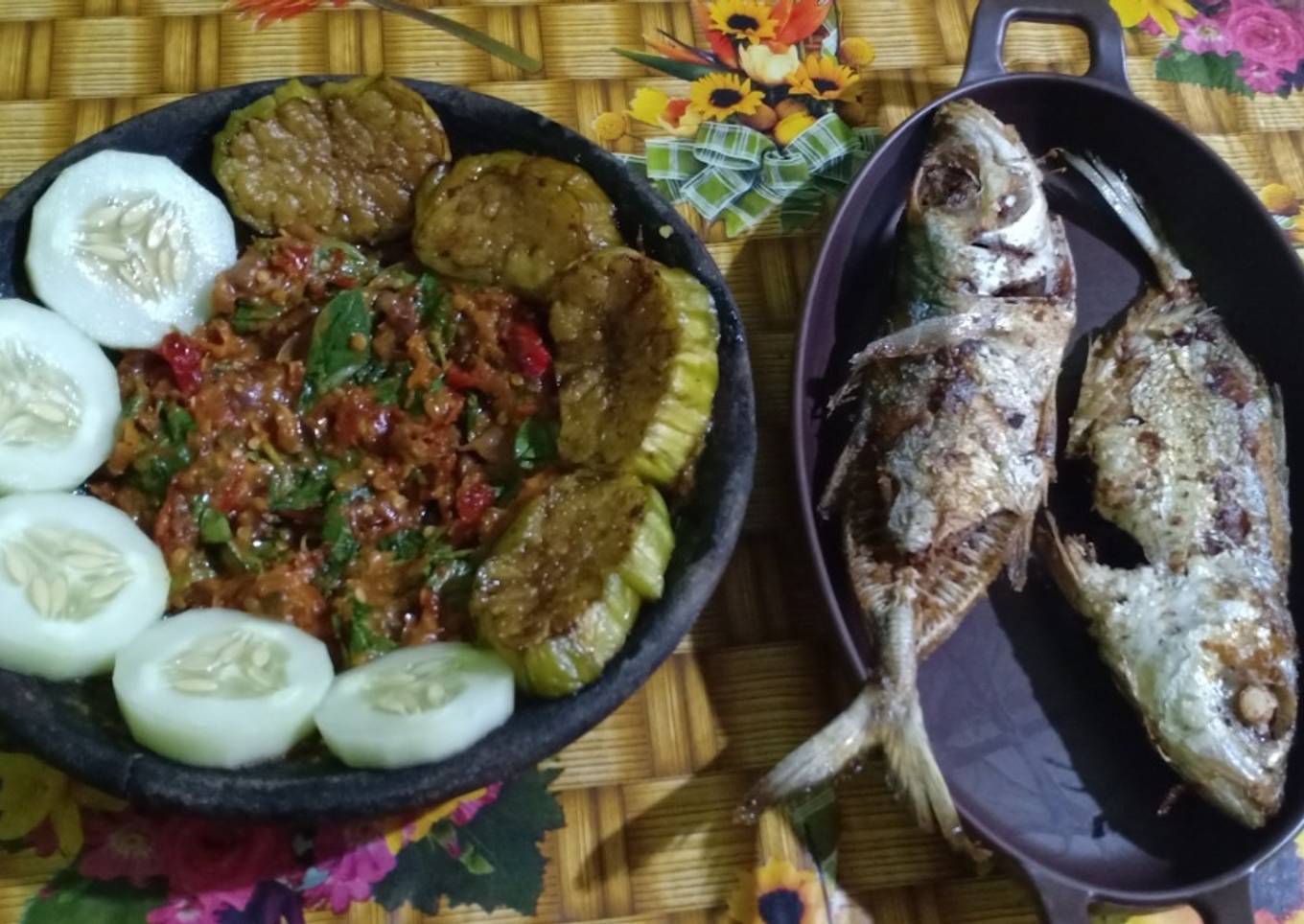 Sambal kemangi ikan kembung