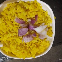 A picture of Masoor Dal khichdi (quick fix).