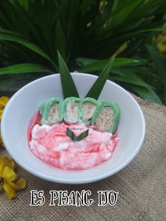 Foto resep 202. Es Pisang Ijo