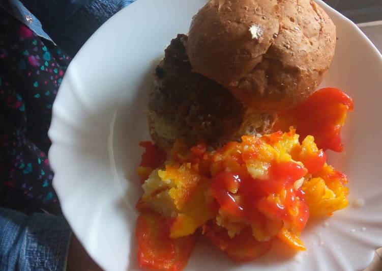 Simple Way to Make Quick Beef Burger #Christmas Revival#