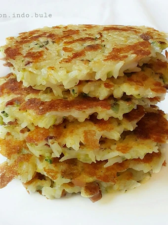 Simple Way Prepare Recipe Rice Pancake that is Really Delicious, Really Delicious}