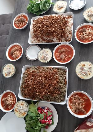 صورة لوصفة فريكة وأرمان يعني (شاكرية)