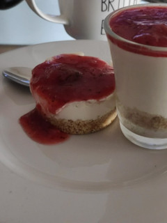 Una foto de Tartita de queso