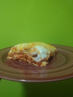 Una foto de Lasaña de salchichas y queso