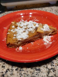 Una foto de Torta fácil y rápida de pera
