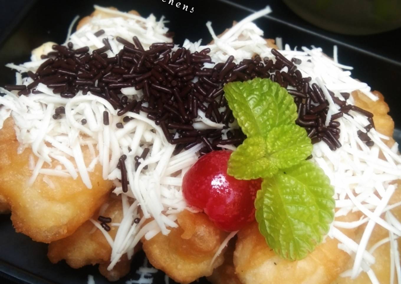 Pisang Goreng Crispy Coklat Keju
