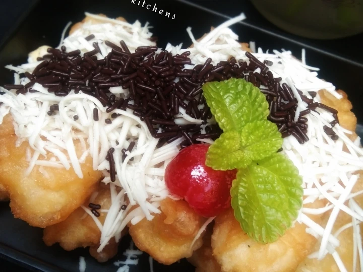 Langkah Gampang Menyiapkan Resep Pisang Goreng Crispy Coklat Keju yang Uenak Anti Ribet, Lezat