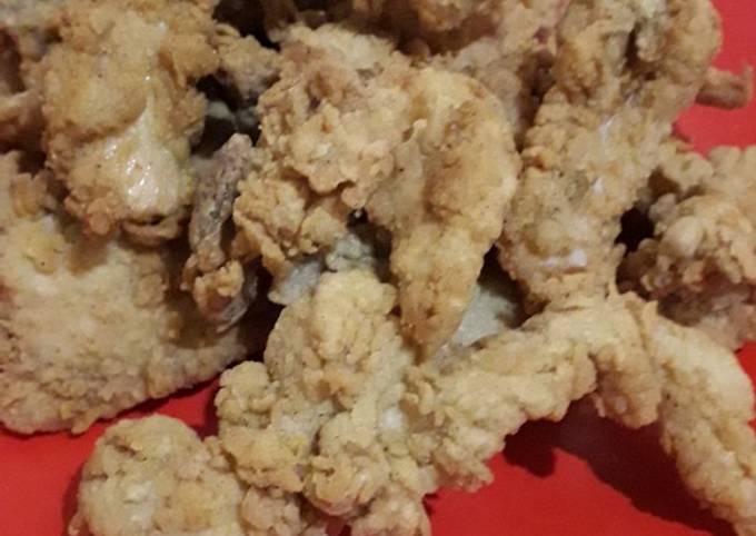 Ayam fillet goreng tepung krispy