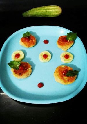 A picture of Cucumber cutlets.