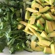 Ensalada de aguacate en vinagreta de Maracuyá