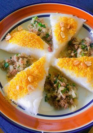 Hình của món Bánh ổ mặn.