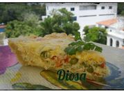 Una foto de quiche de marisco