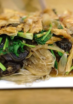 Hình của món Cá diêu hồng chưng tương.