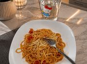 Gambar spageti susu
