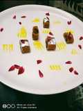 Besan-gulkand burfi
