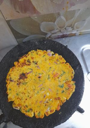 मकका मसाला रोटी (makka masala roti recipe in Hindi) रेसिपी मुख्य फोटो