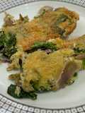 Torta de frango com espinafre