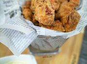 Una foto de pechuga de pollo y panko