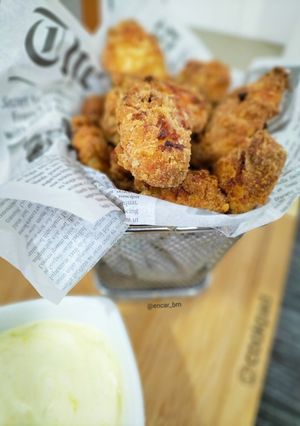 Foto principal de Tiras de pollo al coco con sabor Cookpad en airfryer