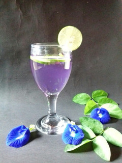 Foto resep Teh Telang Jeruk Nipis
