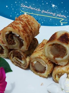 Foto resep Sandwich gulung abon
