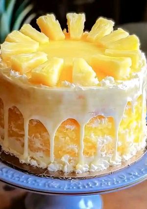 A picture of Pineapple Juice Cake.