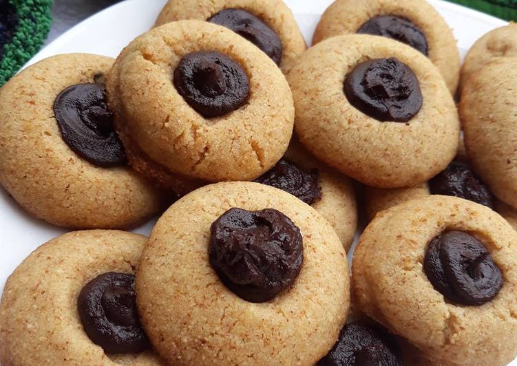 Tapioca Sabudana Thumb Print Cookies