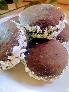 Una foto de Alfajores de Maizena y Chocolate sin tacc apto celíacos