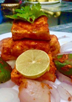 A picture of Paneer tikka.