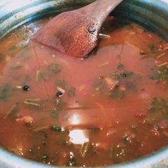 A picture of Kadak Rasam.