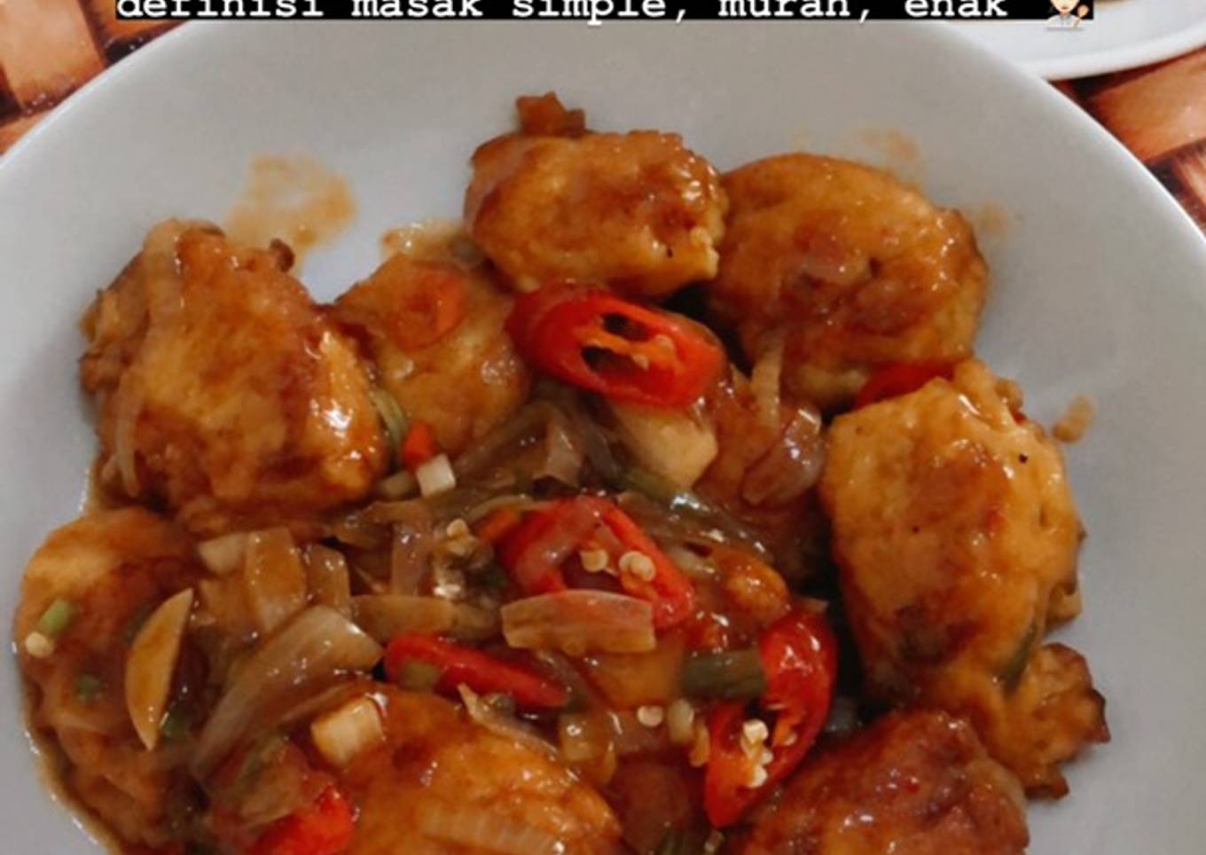 Tahu Saus Sambal
