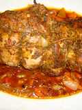 Braised Pork Shoulder with Carrots and Onions