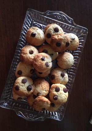 Una foto de Galletas de leche condensada y chocolate