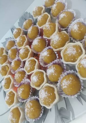 عکسی از دستور حلوای زعفرانی
