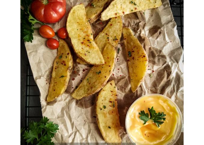 Bagaimana Membuat Potato Wedges yang Lezat
