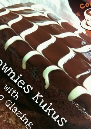 Foto resep Brownies Kukus Ny.Liem With Choco Glazing