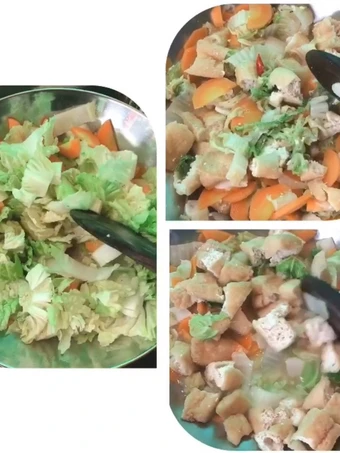 Cara Gampang Menyiapkan Resep Tumis sawi putih tahu simple ala anak kos yang Lezat Anti Ribet, Menggugah Selera