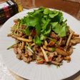 香根豆干炒肉絲