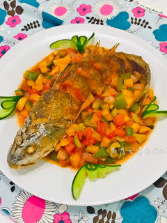 糖醋三牙魚 的食譜成品照片